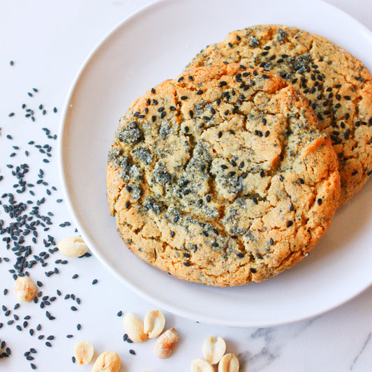 Peanut & Black Sesame Cookies (Set of 4)