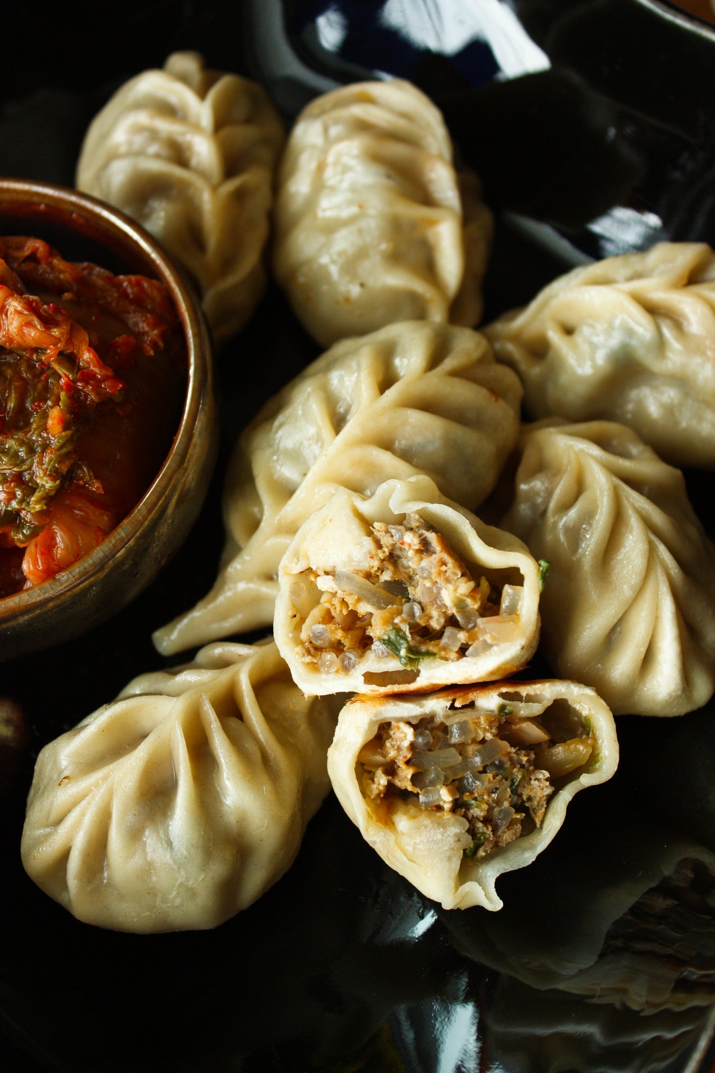 Kimchi & Beef Dumplings